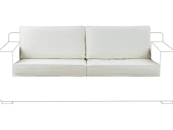 Set di copricuscini per esterni ARDEA Bianco