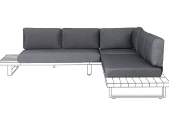 Set di copricuscini per esterni MYKONOS Grigio