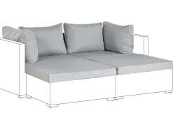 Set di copricuscini per esterni NOTO Grigio