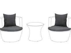 Set di copricuscini per esterni CAPRI Grigio
