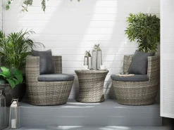 Set di copricuscini per esterni CAPRI Grigio