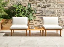 Set di copricuscini per esterni FRASCATI Bianco sporco