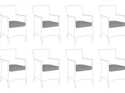 Set di copricuscini per esterni ITALY Grigio