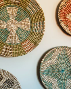 Set di decorazioni da appendere SONLA Alghe marine 45/35/30 cm Multicolore