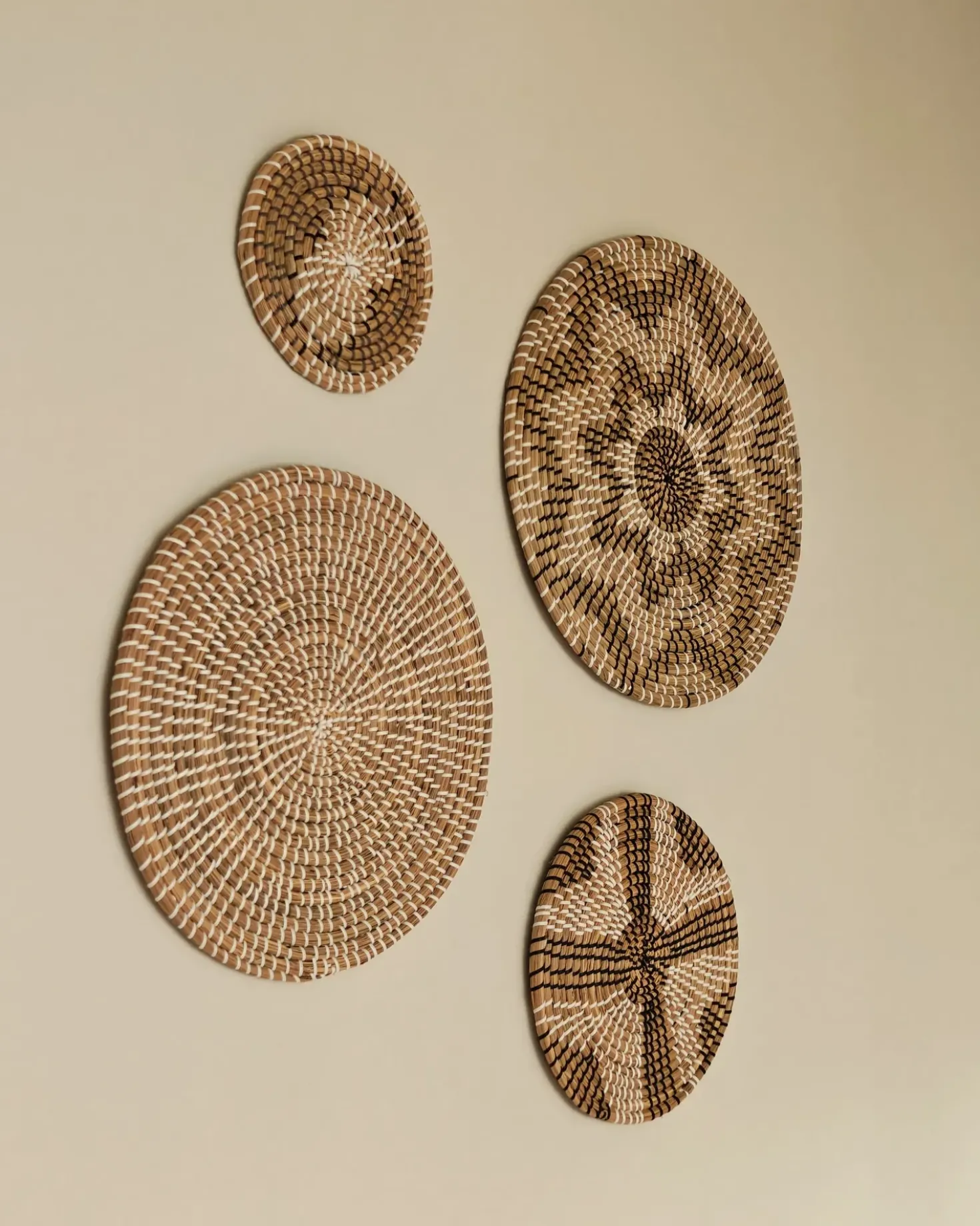 Set di decorazioni da appendere LAOCAI Alghe marine 45/40/30/20 cm Nero