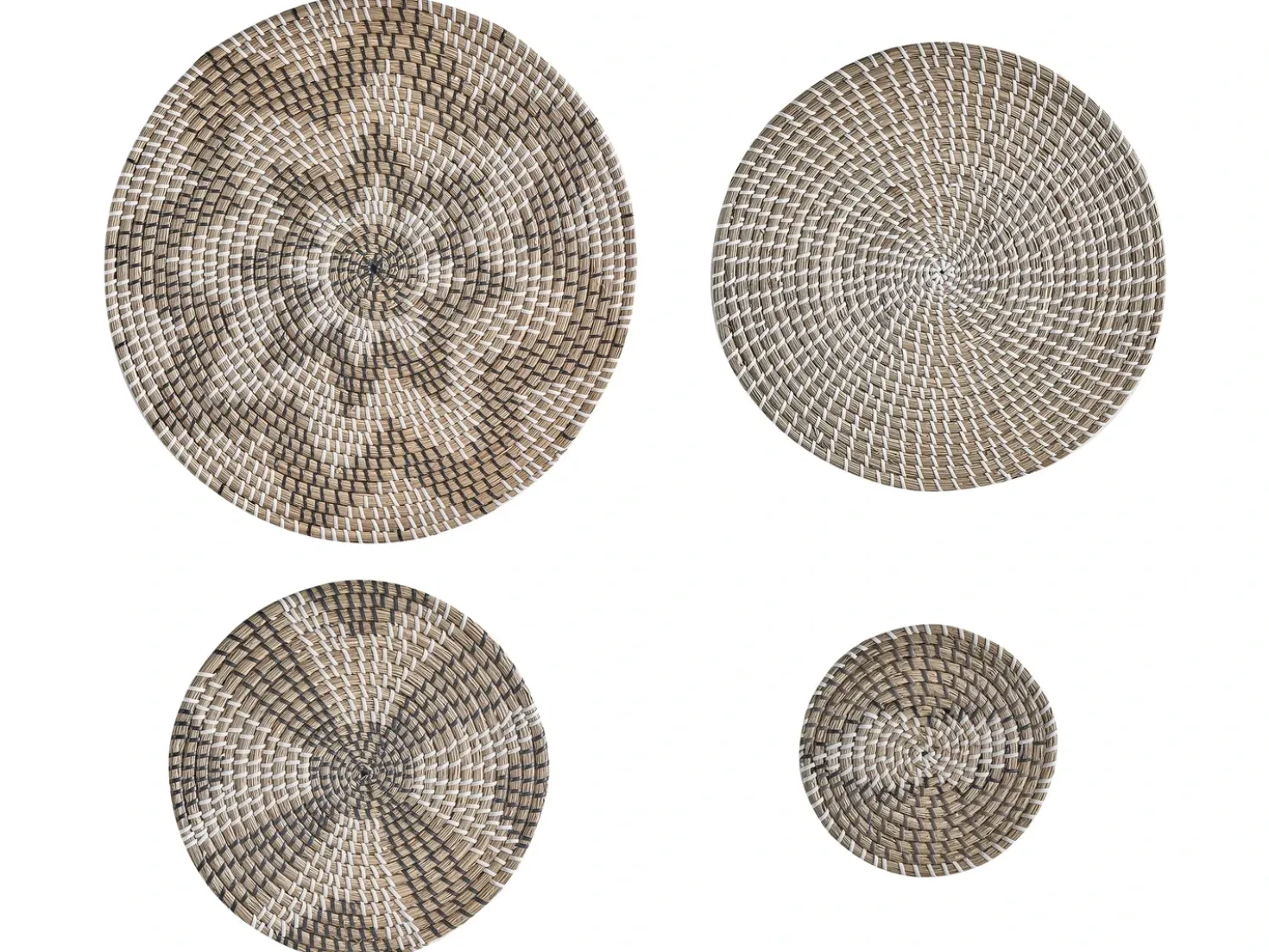 Set di decorazioni da appendere LAOCAI Alghe marine 45/40/30/20 cm Nero