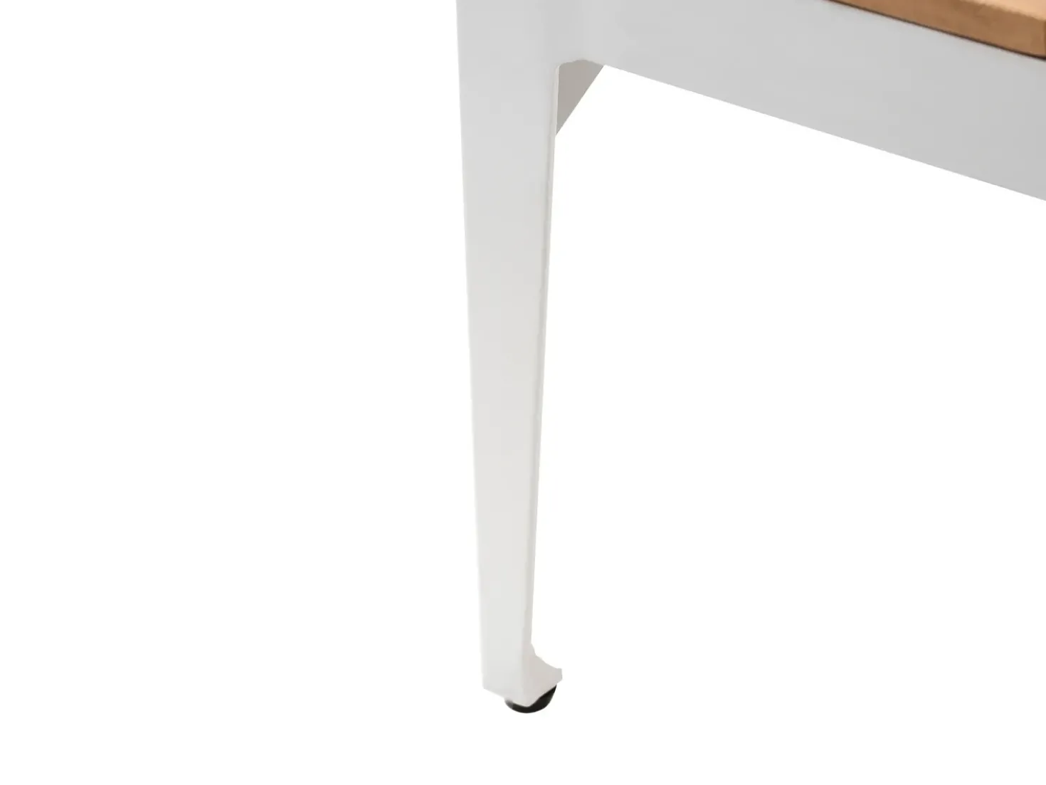 Set di divani angolari da giardino 5 posti POSITANO Bianco sporco