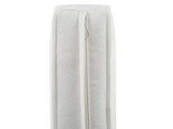 Set di divani angolari da giardino 6 posti BELVEDERE Rattan sintetico (PE) Bianco