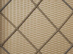 Set di divani angolari da giardino 6 posti BELVEDERE Rattan sintetico (PE) Bianco