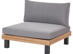 Set di divani angolari da giardino 5 posti FRAZZANO Modulare Legno di acacia certificato Grigio