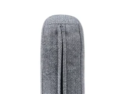 Set di divani angolari da giardino 3 posti LEFFE Lato Sinistro Metallo Grigio