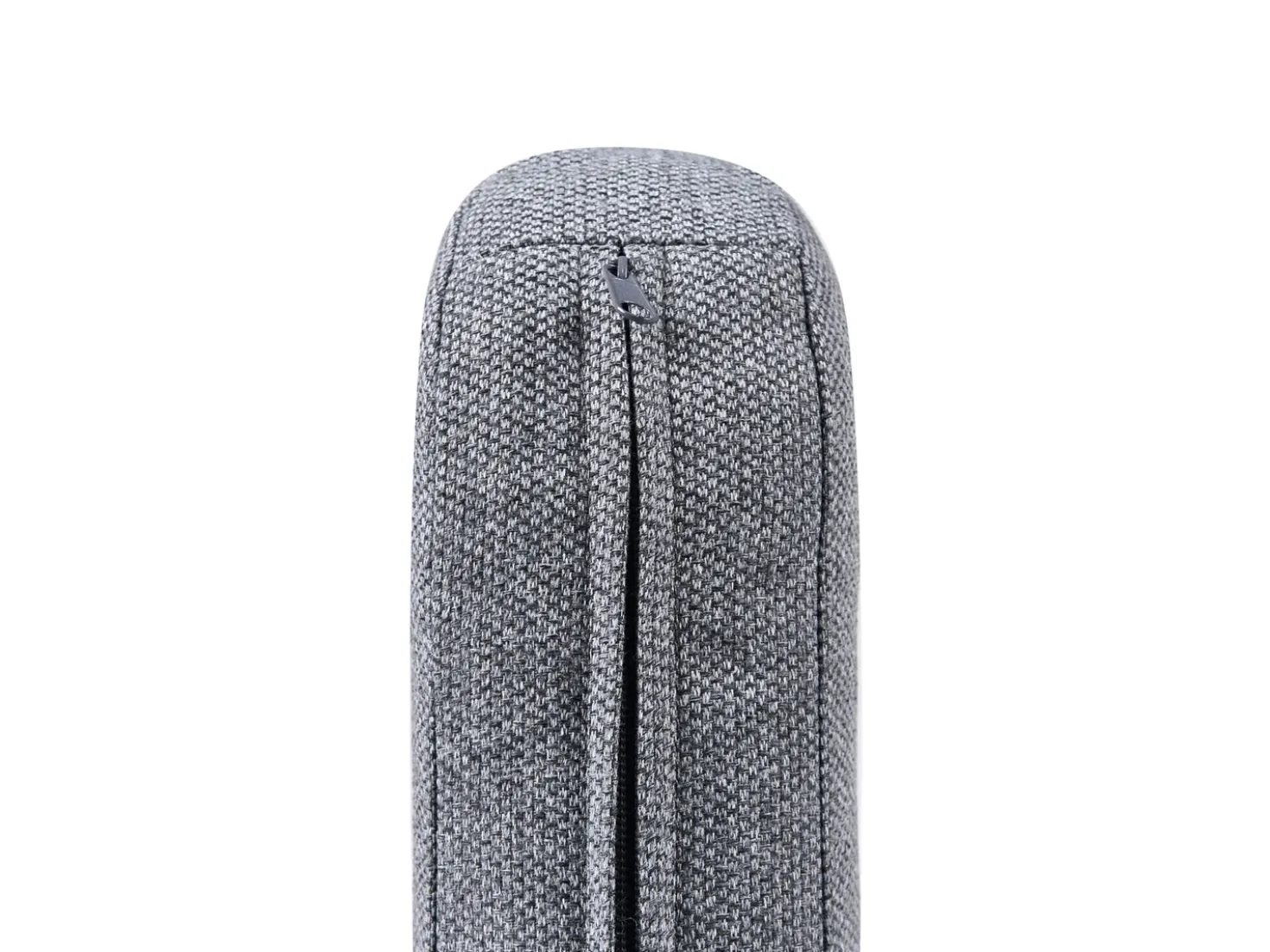 Set di divani angolari da giardino 3 posti LEFFE Lato Sinistro Metallo Grigio