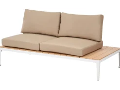 Set di divani angolari da giardino 5 posti POSITANO Marrone chiaro