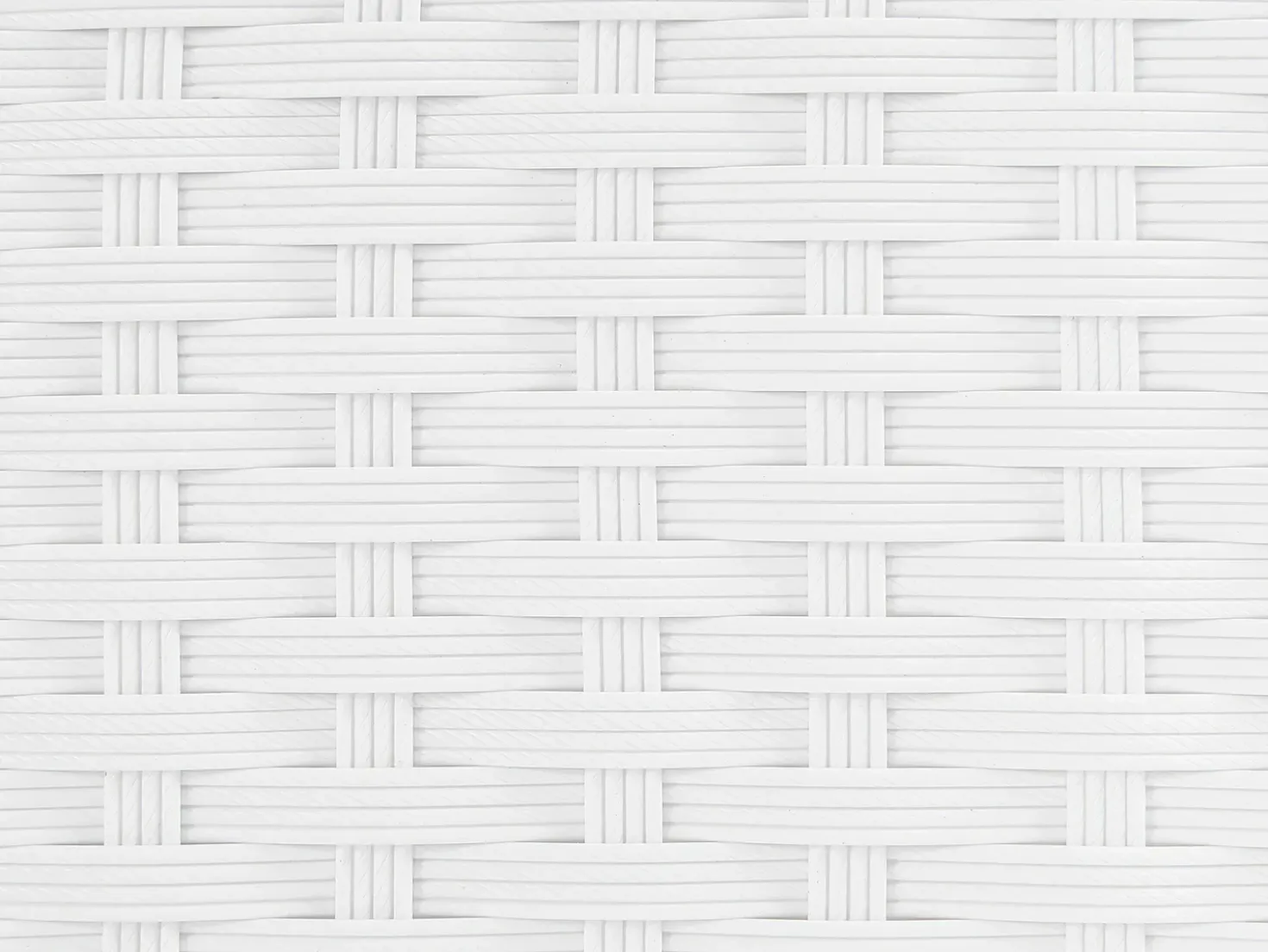 Set di divani angolari da giardino 4 posti SANO Lato destro Modulare Rattan sintetico (PE) Bianco