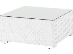 Set di divani angolari da giardino 4 posti SANO Lato destro Modulare Rattan sintetico (PE) Bianco