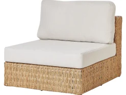 Set di divani angolari da giardino 4 posti OLIVERI Lato destro Rattan sintetico (PE) Beige