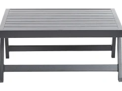 Set di divani angolari da giardino 5 posti COCCORINO Metallo Grigio