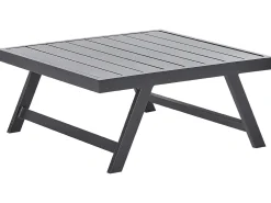 Set di divani angolari da giardino 5 posti COCCORINO Metallo Grigio