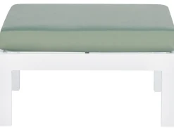 Set di divani angolari da giardino 5 posti MESSINA Lato Sinistro Metallo Verde