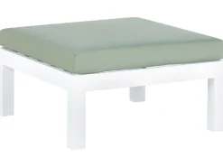 Set di divani angolari da giardino 5 posti MESSINA Lato Sinistro Metallo Verde