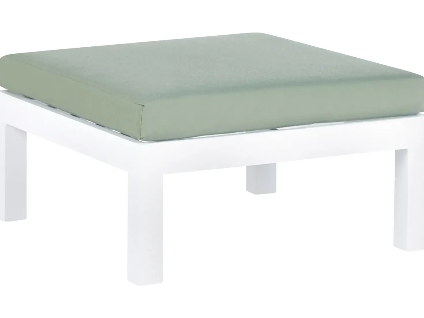 Set di divani angolari da giardino 5 posti MESSINA Lato Sinistro Metallo Verde