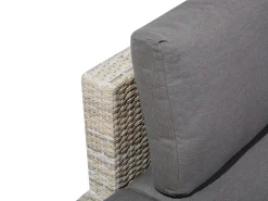 Set di divani angolari da giardino 5 posti LANCIANO Lato destro Rattan sintetico (PE) Grigio