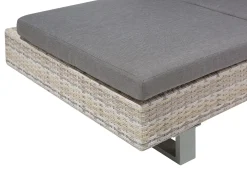 Set di divani angolari da giardino 5 posti LANCIANO Lato destro Rattan sintetico (PE) Grigio