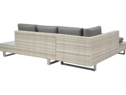 Set di divani angolari da giardino 5 posti LANCIANO Lato destro Rattan sintetico (PE) Grigio