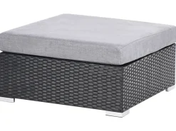 Set di divani angolari da giardino 4 posti SANO Lato Sinistro Rattan sintetico (PE) Nero