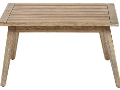 Set di divani angolari da giardino 5 posti ALCAMO Lato Sinistro Legno d'acacia Nero