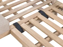 Set di divani angolari da giardino 5 posti MYKONOS Lato destro Legno di acacia certificato Tortora