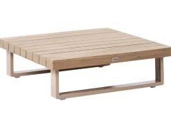 Set di divani angolari da giardino 5 posti MYKONOS Lato destro Legno di acacia certificato Tortora
