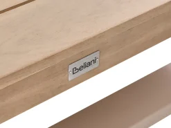 Set di divani angolari da giardino 5 posti MYKONOS Lato destro Legno di acacia certificato Tortora