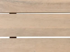Set di divani angolari da giardino 5 posti MYKONOS Lato destro Legno di acacia certificato Tortora