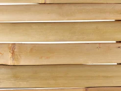 Set di divani angolari da giardino 4 posti CERRETO Lato Sinistro Bambù Tortora
