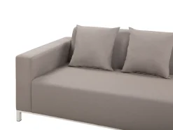 Set di divani angolari da giardino 5 posti BELIZE Lato destro Modulare Beige