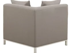 Set di divani angolari da giardino 5 posti BELIZE Lato destro Modulare Beige