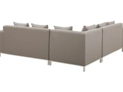 Set di divani angolari da giardino 5 posti BELIZE Lato destro Modulare Beige