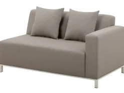 Set di divani angolari da giardino 5 posti BELIZE Lato destro Modulare Beige
