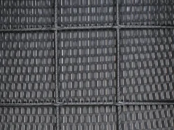 Set di divani angolari da giardino 4 posti SANO Lato destro Rattan sintetico (PE) Nero