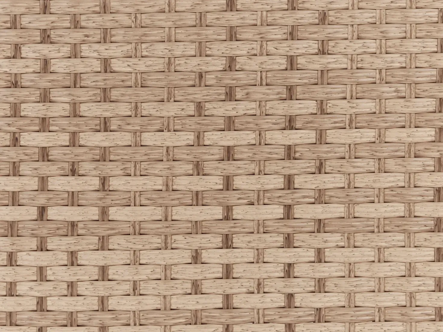 Set di divani angolari da giardino 4 posti SANO Lato Sinistro Modulare Rattan sintetico (PE) Naturale