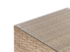 Set di divani angolari da giardino 4 posti SANO Lato Sinistro Modulare Rattan sintetico (PE) Naturale