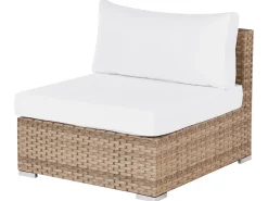 Set di divani angolari da giardino 4 posti SANO Lato Sinistro Modulare Rattan sintetico (PE) Naturale