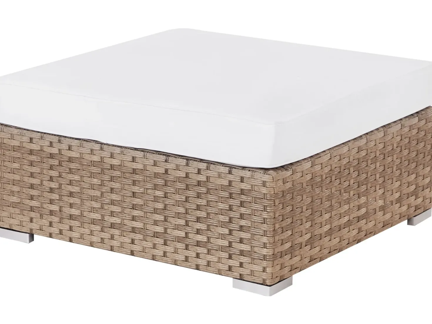 Set di divani angolari da giardino 4 posti SANO Lato Sinistro Modulare Rattan sintetico (PE) Naturale
