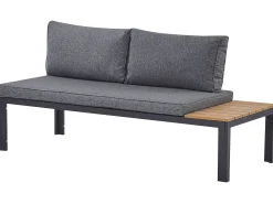 Set di divani angolari da giardino 4 posti PIENZA II Lato destro Modulare Grigio