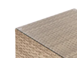 Set di divani angolari da giardino 4 posti SANO Lato destro Modulare Rattan sintetico (PE) Naturale