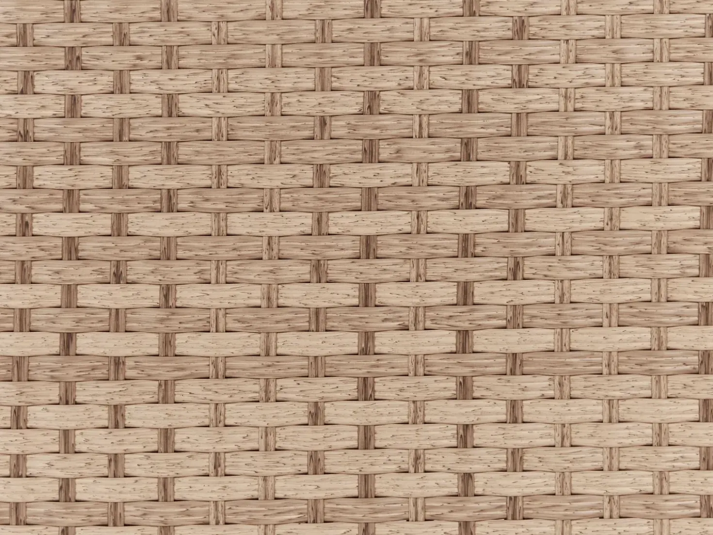 Set di divani angolari da giardino 4 posti SANO Lato destro Modulare Rattan sintetico (PE) Naturale