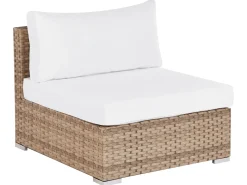 Set di divani angolari da giardino 4 posti SANO Lato destro Modulare Rattan sintetico (PE) Naturale