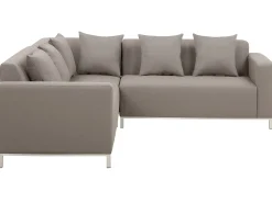 Set di divani angolari da giardino 5 posti BELIZE Lato Sinistro Modulare Beige