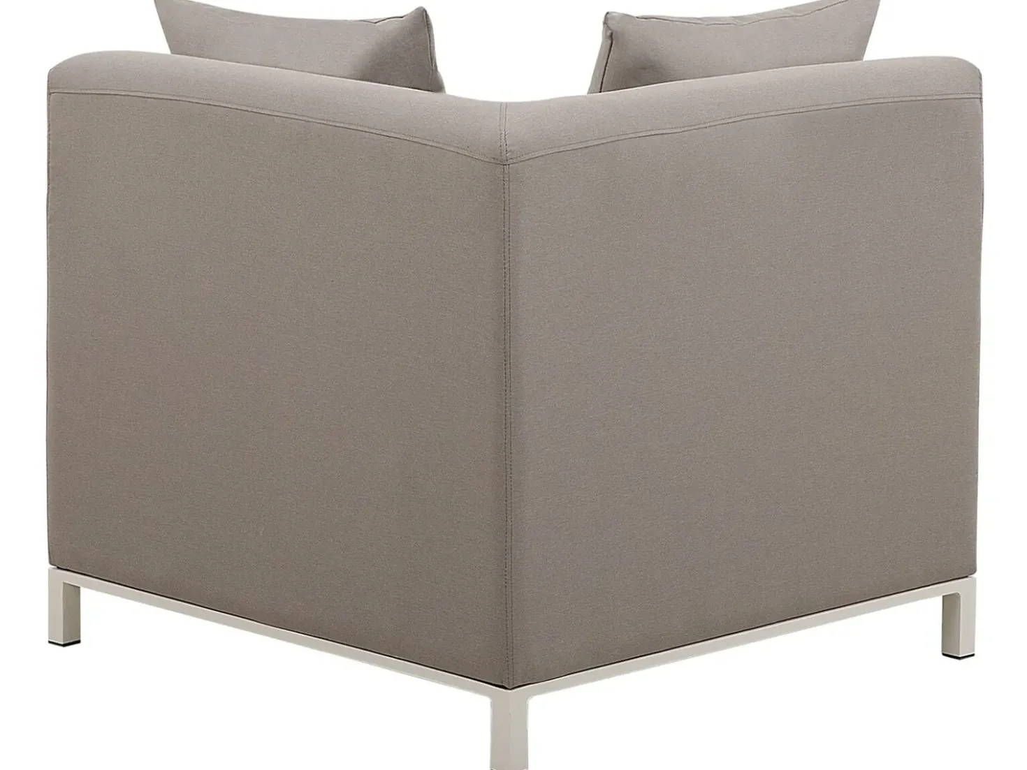 Set di divani angolari da giardino 5 posti BELIZE Lato Sinistro Modulare Beige